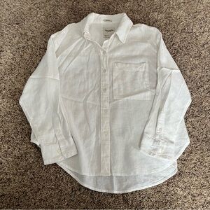 Abercrombie and Fitch linen button up